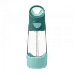B.BOX BB500307 Butelka tritanowa ze słomką 450 ml Emerald Forest
