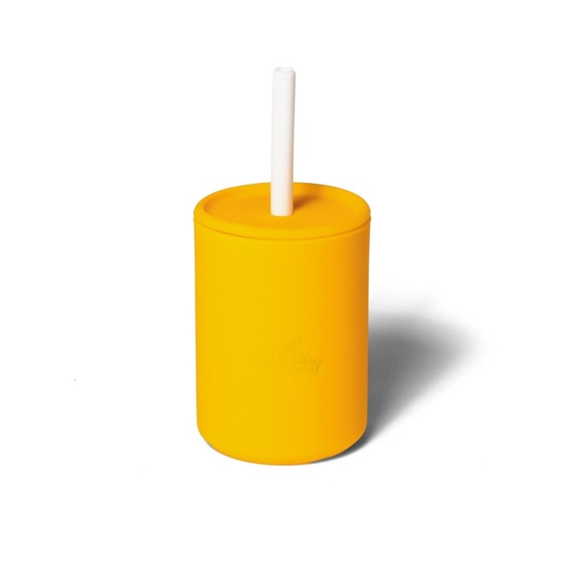 Avanchy La Petite Silikonowy Kubeczek dla Dziecka 6m+ Yellow