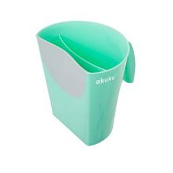 AKUKU A0376 Kubek do spłukiwania głowy mięta-szary