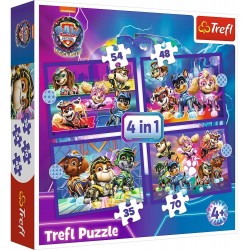 TREFL 34621 Puzzle 4w1 Bohaterowie na ratunek / Paw Patrol