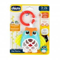 CHICCO 00011590000000 Grzechotka Sowa