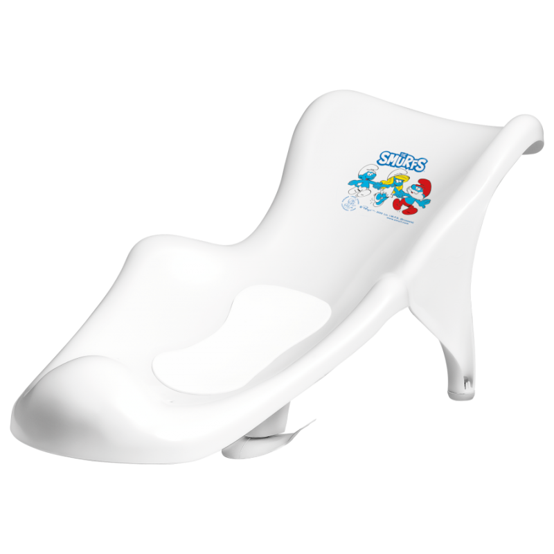 MALTEX Fotelik kąpielowy z matą Smerfy biały