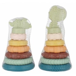 BAM BAM 482393 Piramidka Eduk pastel siatka