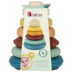 BAM BAM 500692 Piramidka Eduk pastel