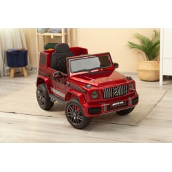 POJAZD NA AKUMULATOR MERCEDES BENZ G63 AMG WINE RED