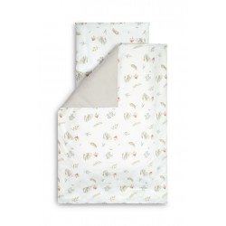 KOMPLET POŚCIEL 2 EL.+ PRZEŚCIERADŁO GĄSKA 100X135 CM