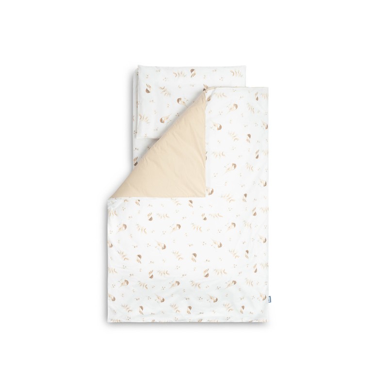 KOMPLET POŚCIEL 2 EL.+ PRZEŚCIERADŁO WRÓBELEK 100X135 CM