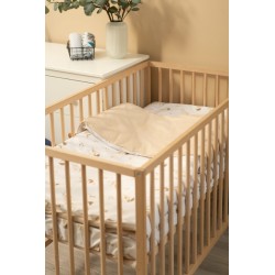 KOMPLET POŚCIEL 2 EL.+ PRZEŚCIERADŁO WRÓBELEK 100X135 CM