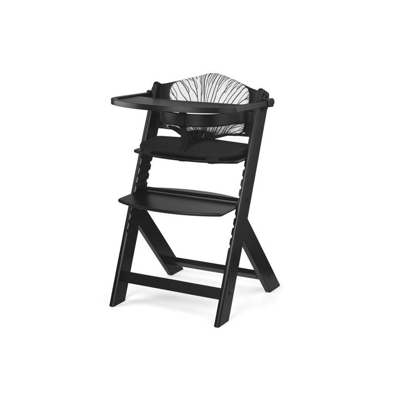 KINDERKRAFT Krzesełko do karmienia ENOCK BLACK+ PILLOW