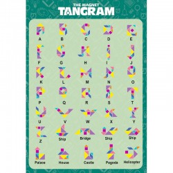 WOOPIE 48792 Tangram Klocki magnetyczne puzzle 3D