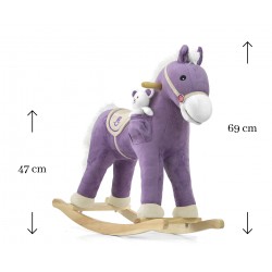 MiILLY MALLY Koń Pony purple