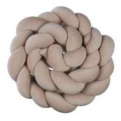 BABY 002356 Warkocz do łóżeczka welur beż 210 cm