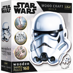 TREFL 20188 Puzzle drewniane Star Wars 160 Hełm Szturmowca