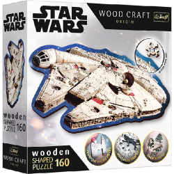 TREFL 20189 Puzzle drewniane Star Wars 160 Sokół Millenium