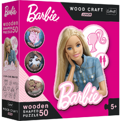 TREFL 20201 Puzzle drewniane 50 Piękna Barbie
