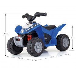 MILLY MALLY 4478 Pojazd na akumulator Quad HONDA ATV Blue