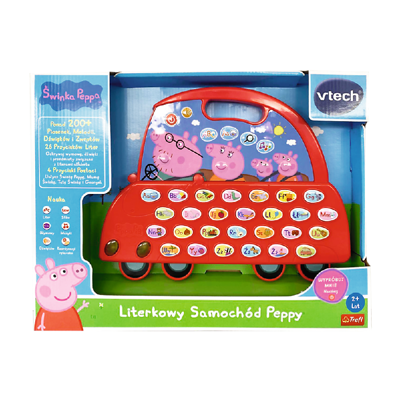 VTECH 61806 Literkowy Samochodzik Peppy