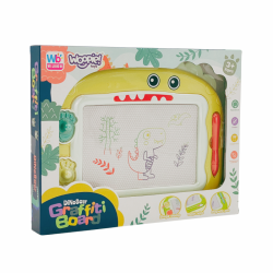 WOOPIE 48181 Tablica magnetyczna Dinozaur żółta