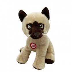 AXIOM 9301 Kot Leoś beżowy 15 cm