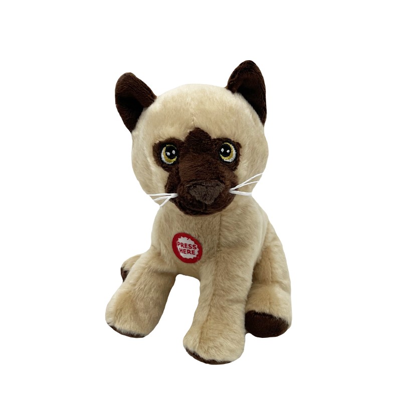 AXIOM 9301 Kot Leoś beżowy 15 cm