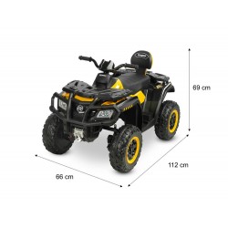 POJAZD NA AKUMULATOR RUSH YELLOW
