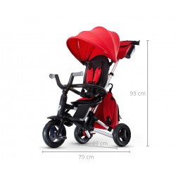 MILLY MALLY 3832 Qplay Rowerek trójkołowy Nova+Rubber red