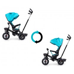 MILLY MALLY Rowerek trójkołowy Movi black-mint 5w1