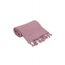CEBA 869-000-130 Kocyk wielofunkcyjny bawełniany denim (90x85) pink