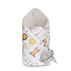 ROŻEK MUŚLINOWY ZODIAK SZARY 75x75