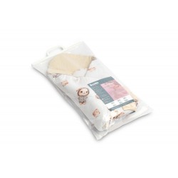 ROŻEK MUŚLINOWY KRÓLICZKI BEŻOWY 75x75