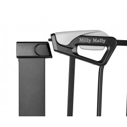 MILLY MALLY 6984 Bramka zabezpieczająca- barierka na schody z rozszerzeniami Guardy 118 black