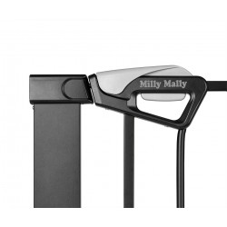 MILLY MALLY 6984 Bramka zabezpieczająca- barierka na schody z rozszerzeniami Guardy 118 black